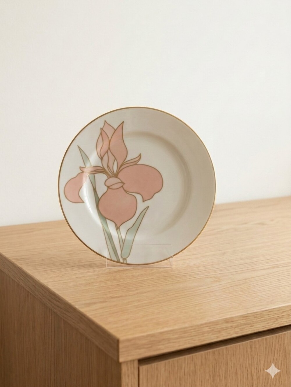 Fitz and Floyd “Fleur de Paris” Vintage Porcelain Plate (1982, Japan)